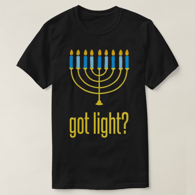 Camiseta As mulheres têm aníquo leve Hanukkah Maccabim mila (Frente do Design)