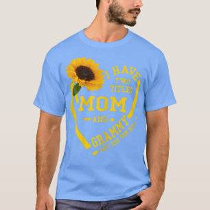 Camiseta As Mulheres Tenho Dois Títulos Mãe E Avó Mães Da