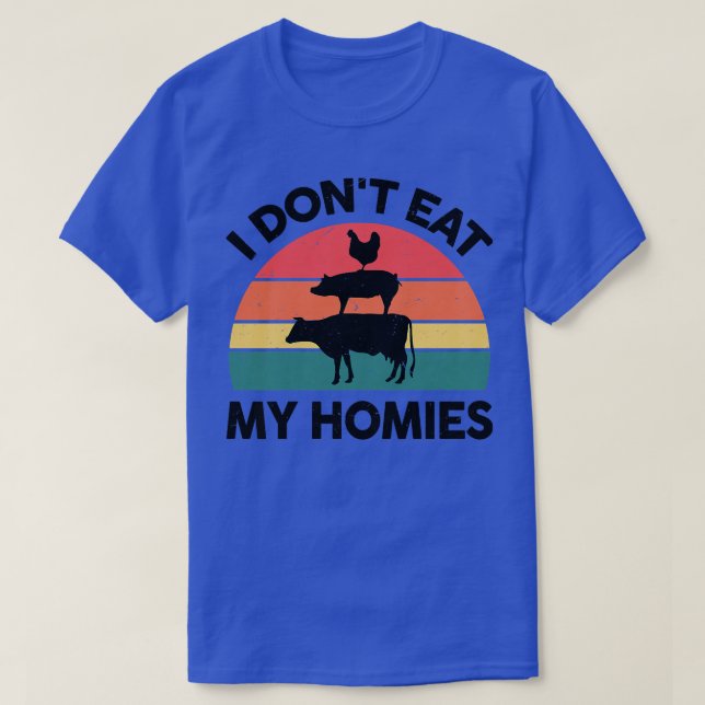 Camiseta As mulheres vegan eu não como o veganismo da minha (Frente do Design)