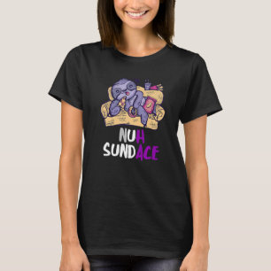 Camiseta Ás No Sunday Gótico Preguiça Asexualidade LGBQA A
