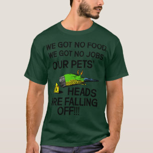 CAMISETA AS NOSSAS CABEÇAS DE PETS ESTÃO A CAMINHAR.