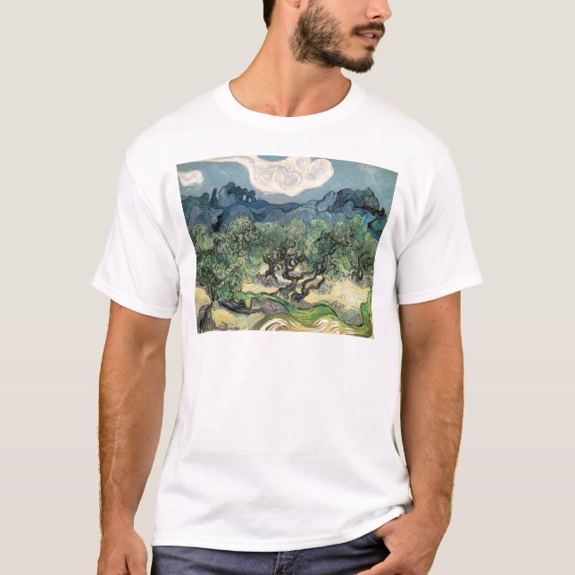 Camiseta as oliveiras,1889, Vincent van Gogh (Frente)
