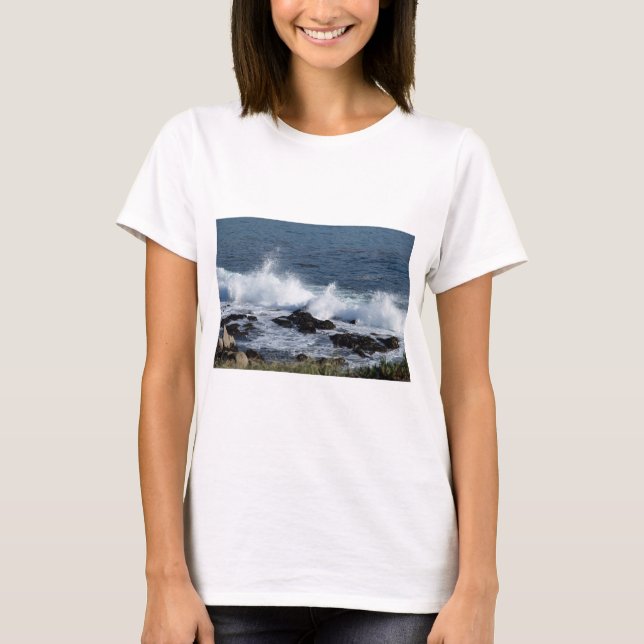 Camiseta As ondas do Oceano Pacífico (Frente)