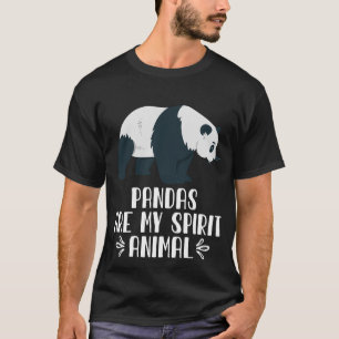 Camiseta As Pandas São O Meu Animal Espirituoso