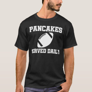 Camiseta As panquecas serviram o lineman ofensivo do