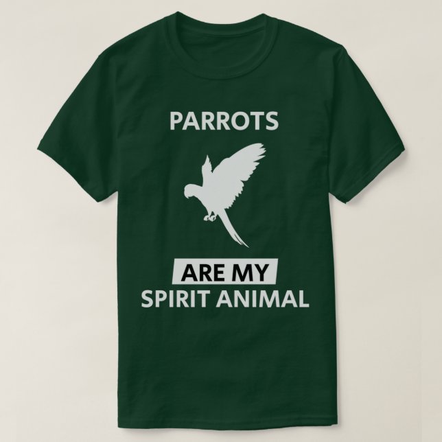 Camiseta As papagaias são o meu pássaro esperto a ver o Bi (Frente do Design)