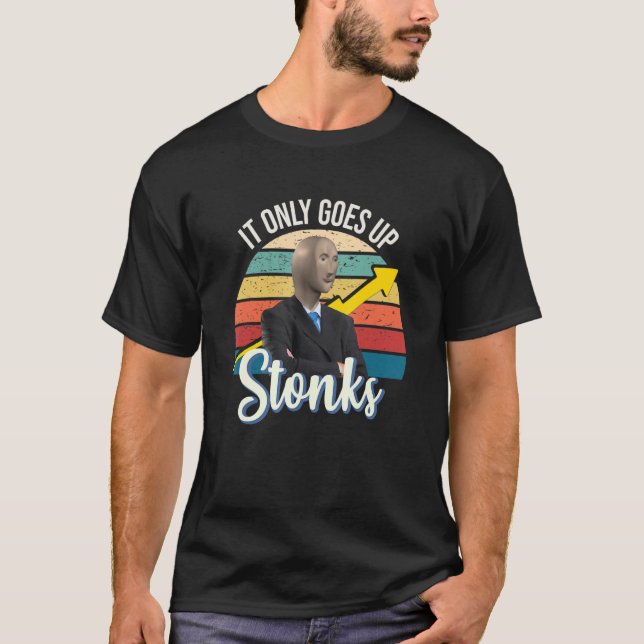Camiseta As pedras só sobe, cara. (Frente)