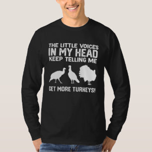 Camiseta as pequenas vozes na minha cabeça continuam me diz