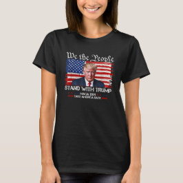 Camiseta As Pessoas Com Donald Trump 2024