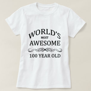 Camiseta As pessoas de 100 anos as mais impressionantes do