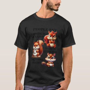 Camiseta As Pessoas Dizem Envelhecer é Um Presente Que Eu G
