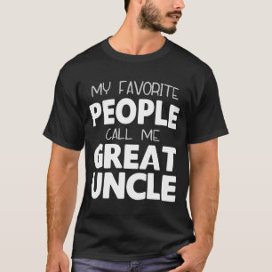 Camiseta As pessoas favoritas chamam o grande tio de manga
