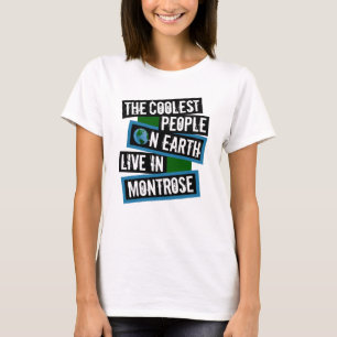 Camiseta As Pessoas Mais Descoladas da Terra Moram em Montr
