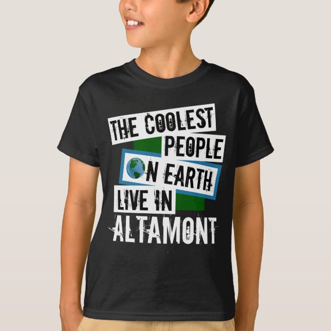 Camiseta As Pessoas mais frias da Terra vivem em Altamont (Frente)