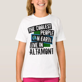 Camiseta As Pessoas mais frias da Terra vivem em Altamont