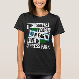 Camiseta As Pessoas mais frias da Terra vivem no Cypress Pa