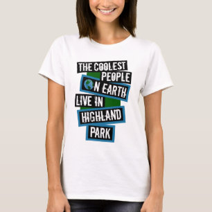 Camiseta As Pessoas Mais Incríveis da Terra Moram em Highla