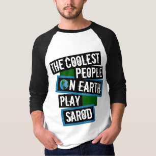 Camiseta As Pessoas Mais Incríveis da Terra Tocam Sarod