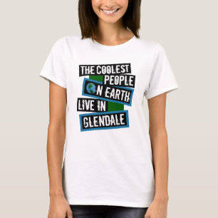Camiseta As Pessoas Mais Incríveis do Mundo Vivem em Glenda