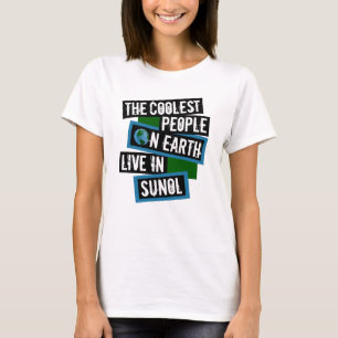 Camiseta As Pessoas Mais Incríveis do Mundo Vivem em Sunol