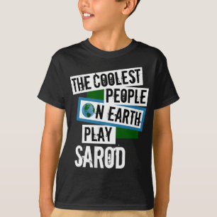 Camiseta As Pessoas mais legais da Terra jogam sarod