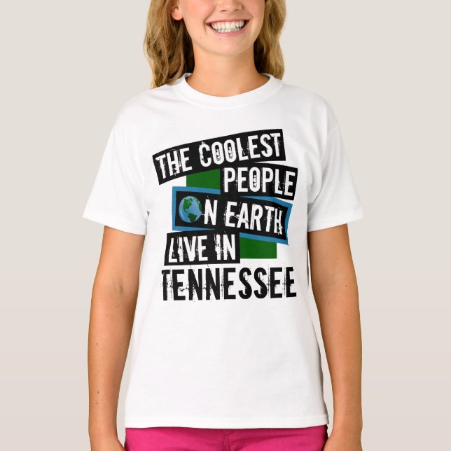 Camiseta As Pessoas mais legais da Terra moram no Tennessee (Frente)
