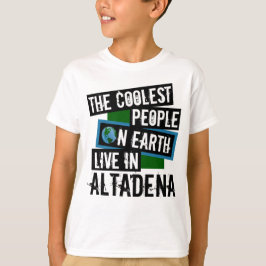 Camiseta As Pessoas mais legais da Terra vivem em Altadena