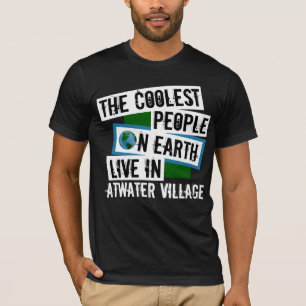 Camiseta As Pessoas mais legais da Terra vivem em Atwater V