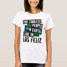 Camiseta As Pessoas mais legais da Terra vivem em Los Feliz