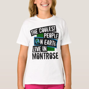 Camiseta As Pessoas mais legais da Terra vivem em Montrose