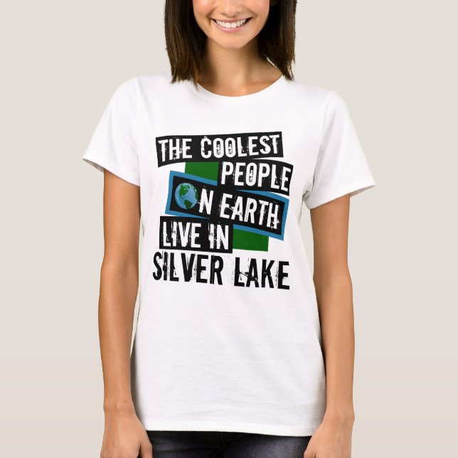 Camiseta As Pessoas mais legais da Terra vivem em Silver La (Frente)