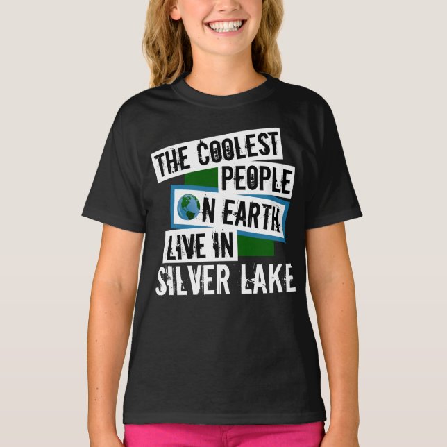 Camiseta As Pessoas mais legais da Terra vivem em Silver La (Frente)
