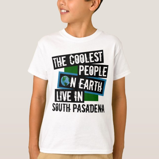 Camiseta As Pessoas mais legais da Terra vivem em South Pas (Frente)