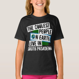 Camiseta As Pessoas mais legais da Terra vivem em South Pas
