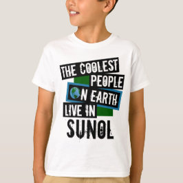Camiseta As Pessoas mais legais da Terra vivem em Sunol