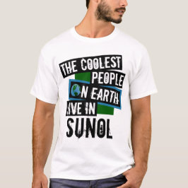 Camiseta As Pessoas mais legais da Terra vivem em Sunol