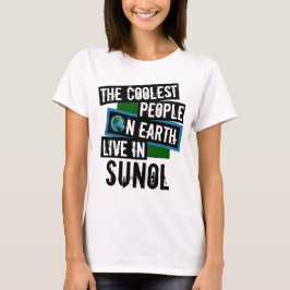 Camiseta As Pessoas mais legais da Terra vivem em Sunol