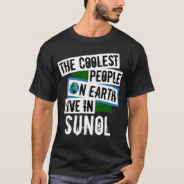 Camiseta As Pessoas mais legais da Terra vivem em Sunol