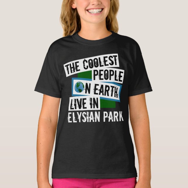 Camiseta As Pessoas mais legais da Terra vivem no Parque El (Frente)