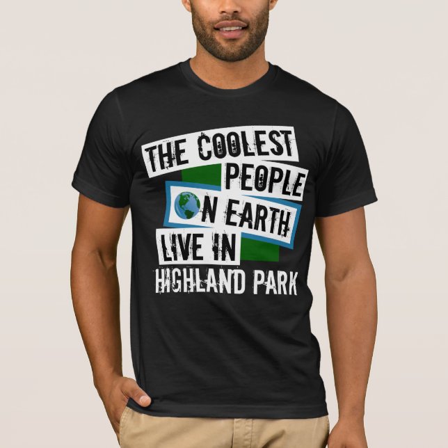 Camiseta As Pessoas mais legais da Terra vivem no Parque Hi (Frente)