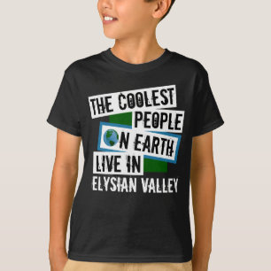 Camiseta As Pessoas mais legais da Terra vivem no Vale do E