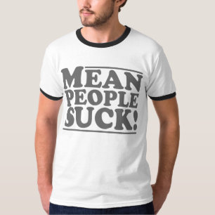 Camiseta As pessoas médias sugam