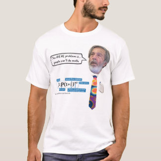 Camiseta As pessoas não conseguem fazer matemática
