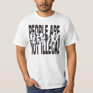 Camiseta As pessoas não são ilegais