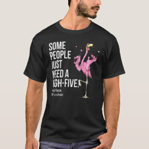 Camiseta As pessoas precisam de cinco na face Flami