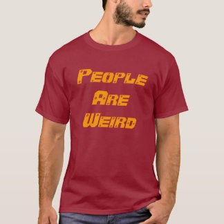 Camiseta As pessoas são estranhas - non-eco
