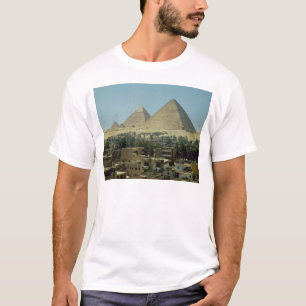 Camiseta As pirâmides de Giza, c.2589-30 BC, reino velho