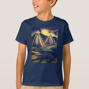 Camiseta As Pirâmides do Local de Deslocação