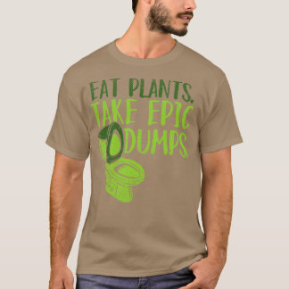 Camiseta As Plantas De Comida Tomam Idiotas Epic