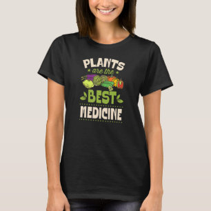 Camiseta As Plantas São A Melhor Medicina Ética Pro Veganas